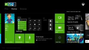 Xbox One interface