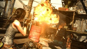 tomb raider xbox one gunfight