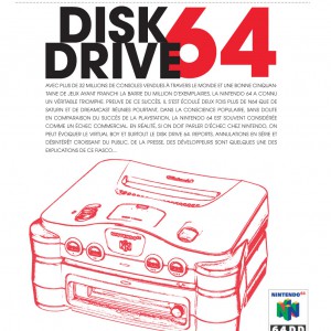 Anthologie Nintendo 64 : Le Nintendo 64DD n'est pas oublié.
