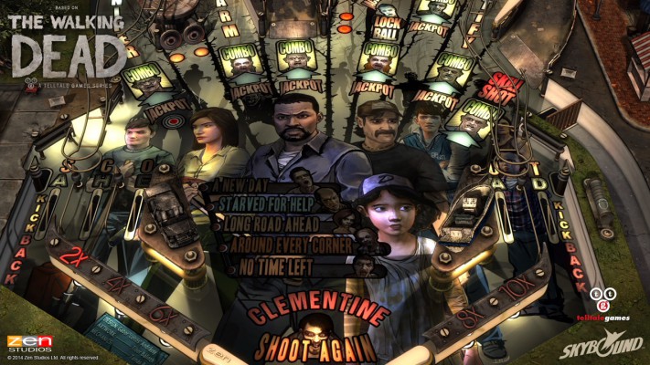 The-Walking-Dead-Pinball---Playfield-Art