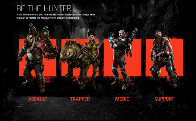 Evolve-Assault-Trapper-Medic-Support-Classes