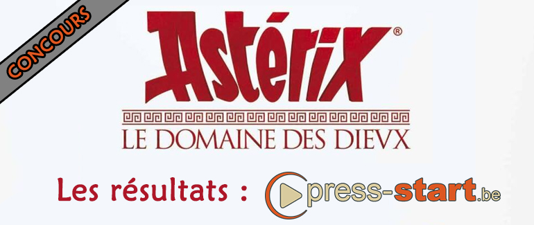 « Astérix : Le Domaine des Dieux » Résultats du concours