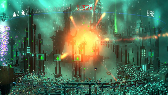 Resogun explosion