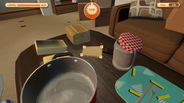 Il vous faudra mettre la main à la pâte pour vous familiariser avec le gameplay de I Am Bread.
