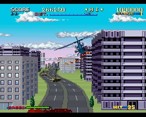 3D Thunder Blade - immeubles