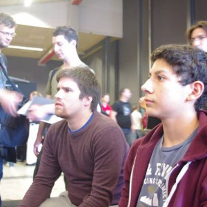 Axel, notre champion, face à Nicolas, l'étoile montante de Melee en Belgique.