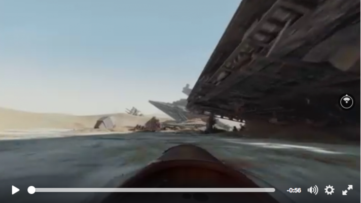 Facebook présente Star Wars en 360