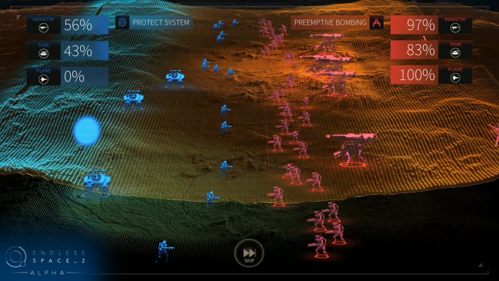 Visualisation d'un combat au sol