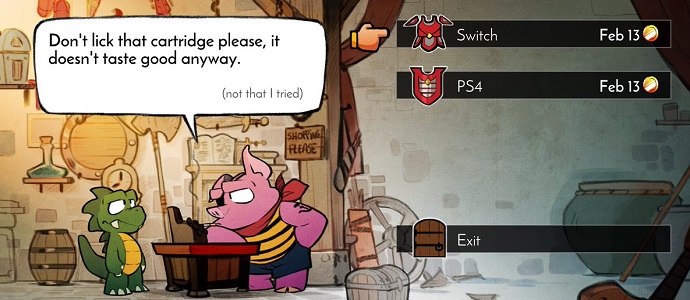The Dragon’s Trap en boîte sur PS4 et Switch